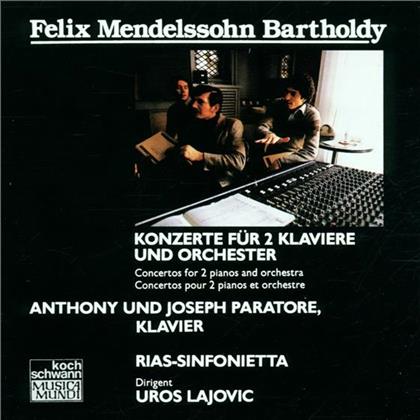 Paratore A.& J. & Felix Mendelssohn-Bartholdy (1809-1847) - Konzerte Für 2 Klaviere