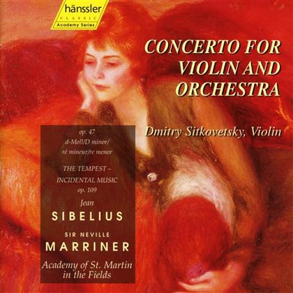 Academy of St Martin in the Fields & Jean Sibelius (1865-1957) - Konzert Für Violine+O.47/Tempest 109