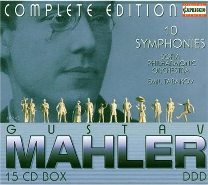 Emil Tabakov (*1947) & Gustav Mahler (1860-1911) - Sinfonie 1-10 (15 CDs)