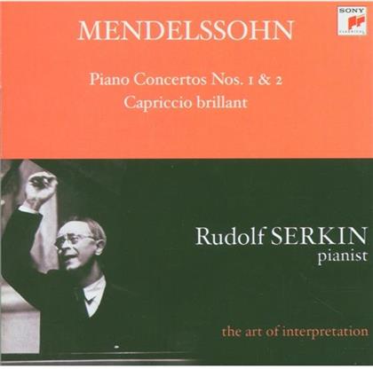 Rudolf Serkin & Felix Mendelssohn-Bartholdy (1809-1847) - Klavierkonzerte
