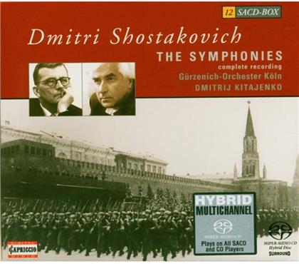 Kitajenko Dmitri / Gürzenich Orchester & Dimitri Schostakowitsch (1906-1975) - Sinfonie 1-15 (12 SACDs)