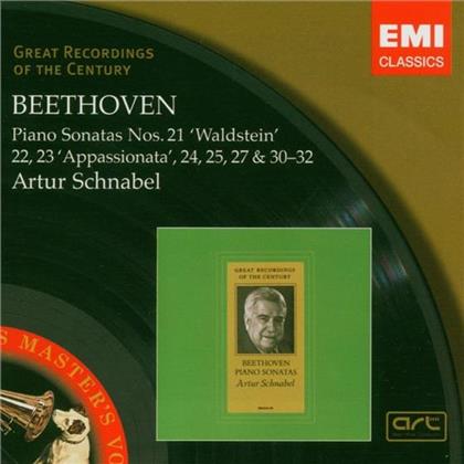 Artur Schnabel (1882-1951) & Ludwig van Beethoven (1770-1827) - Klaviersonaten 21-25,27,30-32 (2 CDs)