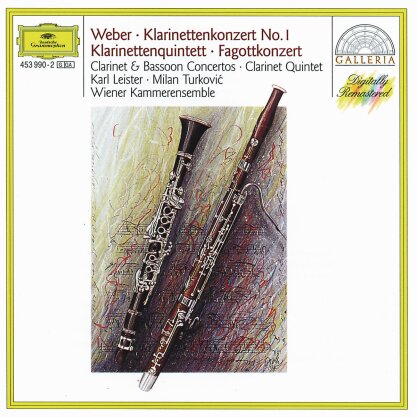 Leister/Kubelik/Bph & Carl Maria von Weber (1786-1826) - Klarinettkonzert/Klarinettquintett
