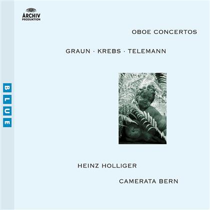 Heinz Holliger (*1939) & Various - Oboenkonzerte - Archiv Blue