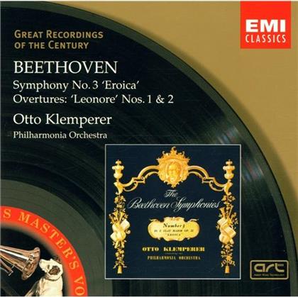 Otto Klemperer & Ludwig van Beethoven (1770-1827) - Sinfonie 3/Ouvertüren 1,2