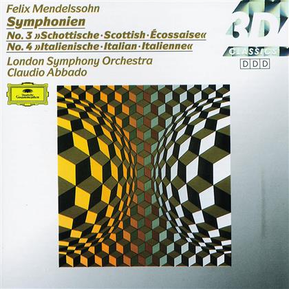 Abbado Claudio / Bph & Felix Mendelssohn-Bartholdy (1809-1847) - Sinfonie 3+4