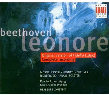 Cassily/Moser/Donath/Blomstedt & Ludwig van Beethoven (1770-1827) - Leonore (Fidelio-Urfass.1805) (2 CDs)