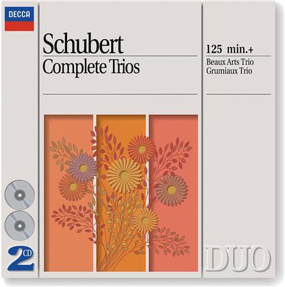 Beaux Arts Trio & Franz Schubert (1797-1828) - Klaviertrios 1+2 (2 CDs)