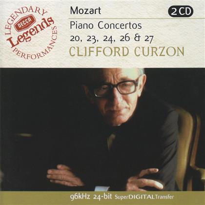 Clifford Curzon & Wolfgang Amadeus Mozart (1756-1791) - Klavierkonzert 466+488+491+537+595 - 2 C (2 CDs)