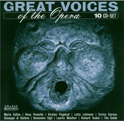 Div Interpreten & Div Komponisten - Great Voices Of The Opera (10 CDs)