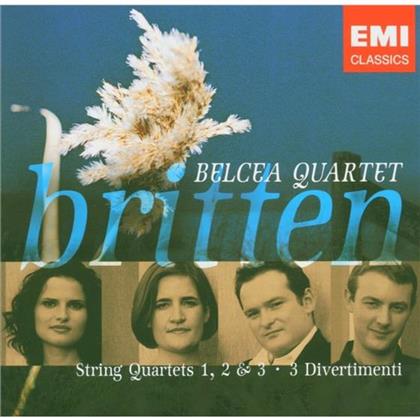 Belcea Quartet & Benjamin Britten (1913-1976) - Streichquartett 1-3 - Divertimenti - 2 C (2 CDs)