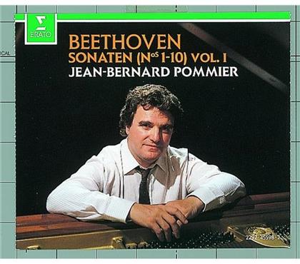 Jean-Bernard Pommier & Ludwig van Beethoven (1770-1827) - Klaviersonaten 1-10 (3 CDs)