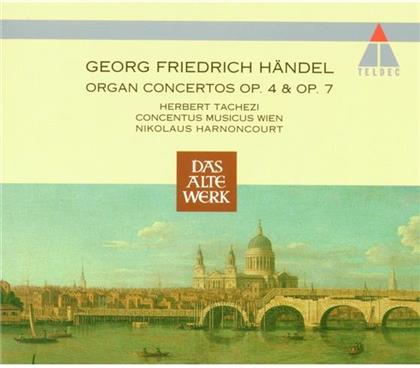 Herbert Tachezi & Georg Friedrich Händel (1685-1759) - Orgelkonzerte Op.4+7 (2 CDs)