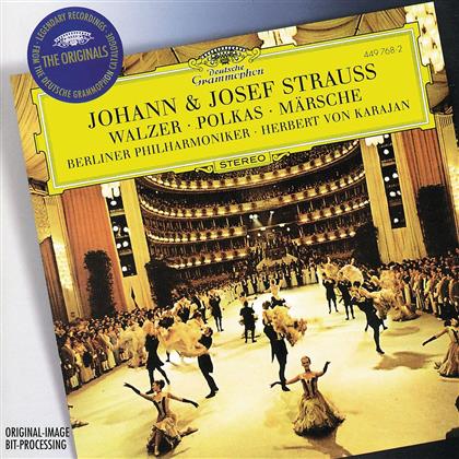 Johann Strauss, Herbert von Karajan & Berliner Philharmoniker - Walzer/Polkas/Märsche