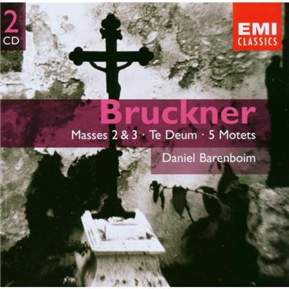 Daniel Barenboim & Anton Bruckner (1824-1896) - Messe 2,3/Te Deum (2 CDs)