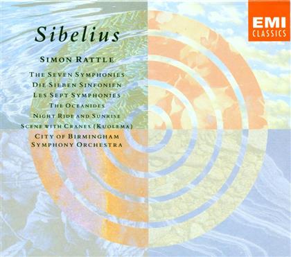 Sir Simon Rattle & Jean Sibelius (1865-1957) - Sinfonie 1-7 (4 CDs)