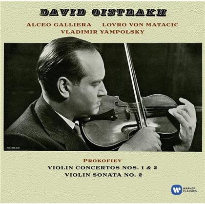 Serge Prokofieff (1891-1953), Lovro von Matacic, Aleco Galliera, David Oistrakh, Vladimir Yampolsky, … - Violinkonzert 1,2 Sonate 2 - Referenzaufnahme
