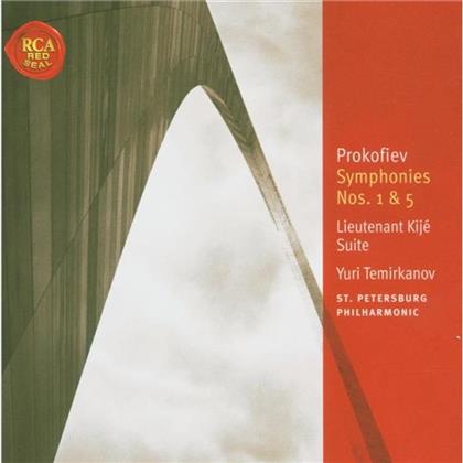 Yuri Temirkanov & Serge Prokofieff (1891-1953) - Classic Lib: Symphonies 1+5