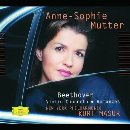 Ludwig van Beethoven (1770-1827), Kurt Masur, Anne-Sophie Mutter & New York Philharmonic - Violinkonzert / Romanzen