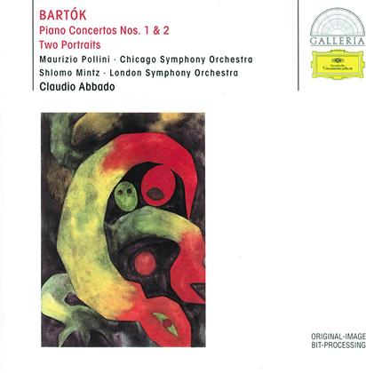 Béla Bartók (1881-1945), Claudio Abbado, Shlomo Mintz, Maurizio Pollini, … - Klavierkonzert 1+2 / Two Portraits