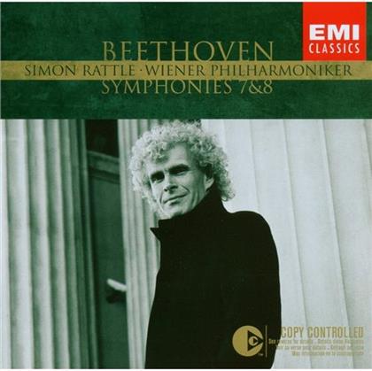 Sir Simon Rattle & Ludwig van Beethoven (1770-1827) - Sinfonie 7+8