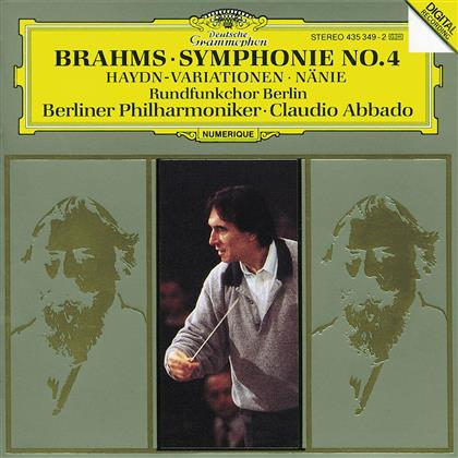 Johannes Brahms (1833-1897), Claudio Abbado & Berliner Philharmoniker - Sinfonie 4/Haydn-Var.