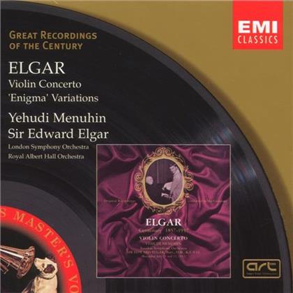 Sir Yehudi Menuhin & Sir Edward Elgar (1857-1934) - Violinkonzert Enigma Variation