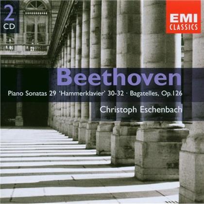 Christoph Eschenbach & Ludwig van Beethoven (1770-1827) - Klaviersonaten 29-32 (2 CDs)