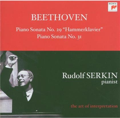 Rudolf Serkin & Ludwig van Beethoven (1770-1827) - Klaviersonaten 29+31