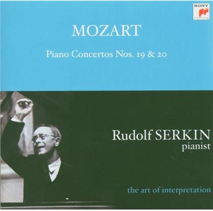 Rudolf Serkin & Wolfgang Amadeus Mozart (1756-1791) - Klavierkonzerte 19+20