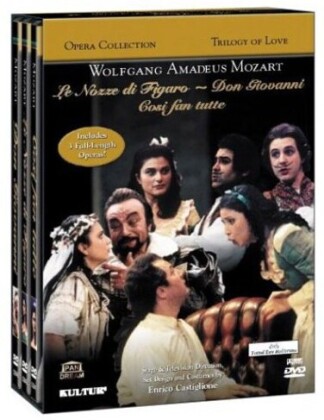 Wolfgang Amadeus Mozart (1756-1791) - Trilogy of love (3 DVDs)