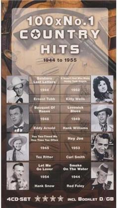 100 No.1 Country Hits - Various (4 CDs)