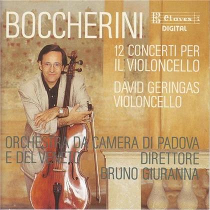 Geringas David/Giuranna Bruno & Luigi Boccherini (1743-1805) - 12 Concerti Per Il Violoncello