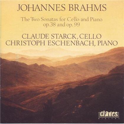 Starck Claude/Eschenbach Christoph & Johannes Brahms (1833-1897) - Die Zwei Sonaten Für Cello Und Piano