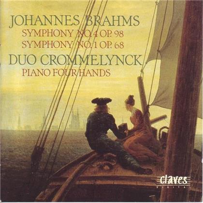 Duo Crommelynck & Johannes Brahms (1833-1897) - Sinfonie 1,4 Orig. Piano Vier Hände