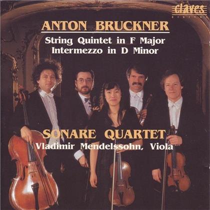 Sonare Quartet/Mendelssohn Vladimir & Anton Bruckner (1824-1896) - Streichquintett F-Dur/Intermezzo