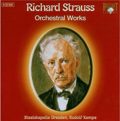 Rudolf Kempe & Richard Strauss (1864-1949) - Orchesterwerke (9 CDs)