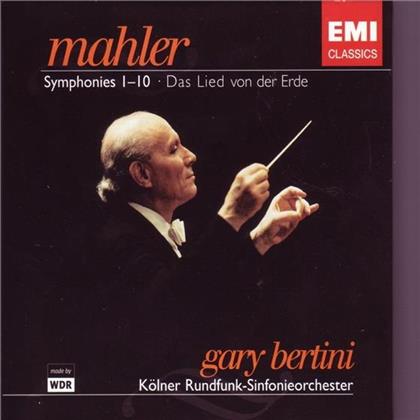 Gary Bertini & Gustav Mahler (1860-1911) - Sinfonie 1-9 + 10 "Adagio" (11 CDs)