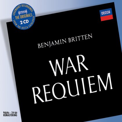 London Symphony Orchestra & Sir Benjamin Britten (1913-1976) - War Requiem - 96 kh - 24-bit Remastering (Versione Rimasterizzata, 2 CD)