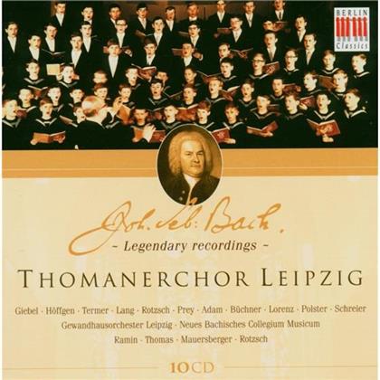 Ramin/Thomas/Mauersberger/Rotz & Johann Sebastian Bach (1685-1750) - Thomanerchor Leipzig-Legendary (10 CDs)