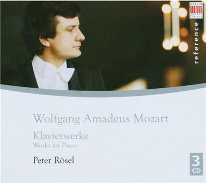 Peter Rösel & Wolfgang Amadeus Mozart (1756-1791) - Klavierwerke (3 CDs)