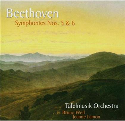 Tafelmusik/Weil B./Lamon J. & Ludwig van Beethoven (1770-1827) - Sinfonie 5+6