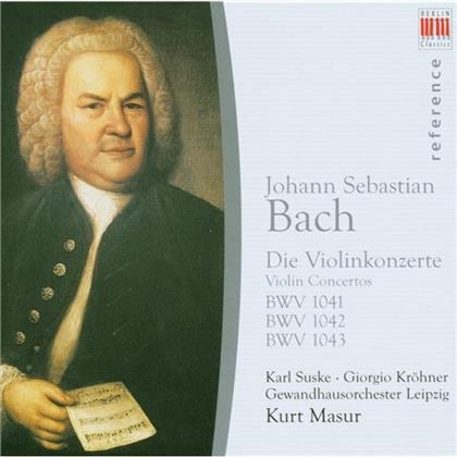 Masur/Suske/Kröhner/Gol & Johann Sebastian Bach (1685-1750) - Violinkonzerte Bwv 1041,1042,1