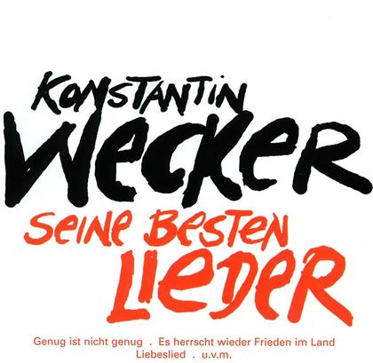 Konstantin Wecker - Seine Besten Lieder - Liederbuch