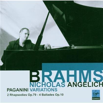 Nicholas Angelich & Johannes Brahms (1833-1897) - Balladen,Rhapsodien/Paganini