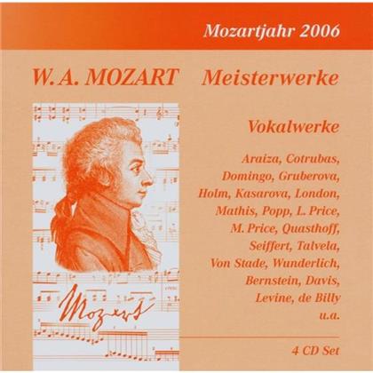 Gruberova Edita / Wunderlich/+ & Wolfgang Amadeus Mozart (1756-1791) - Mozart Meisterwerke Vokal (4 CDs)