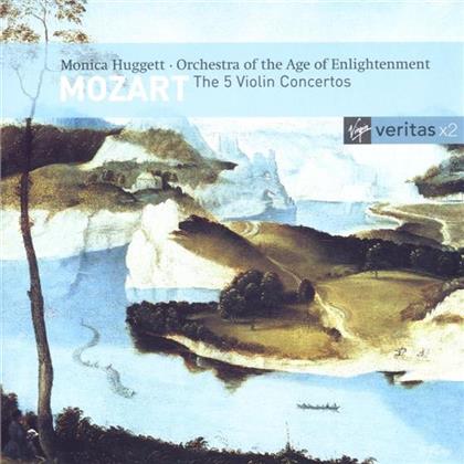Monica Huggett & Wolfgang Amadeus Mozart (1756-1791) - Violinkonzert 1-5 (2 CD)