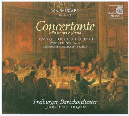 Galassi/Goltz Von Der/Kaiser/Brüggemann & Wolfgang Amadeus Mozart (1756-1791) - Sinfonia Conc./Konz.F.Fl.U.Harfe/Sinf.31