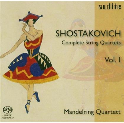 Mandelring Quartett & Dimitri Schostakowitsch (1906-1975) - Streichquartette 1,2,4 (Hybrid SACD)