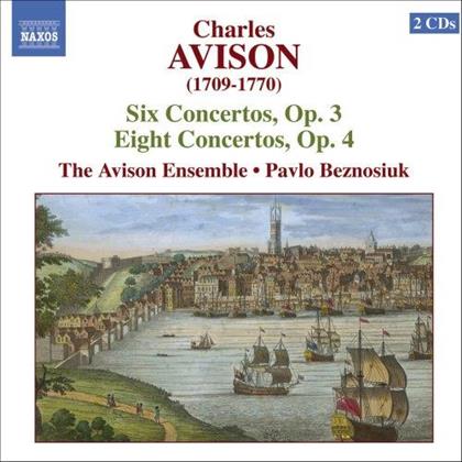 Beznosiuk Pavlo/Avison Ensemble & Charles Avison - Violinkonzerte Op3 1-6,Op4 1-8 (2 CDs)